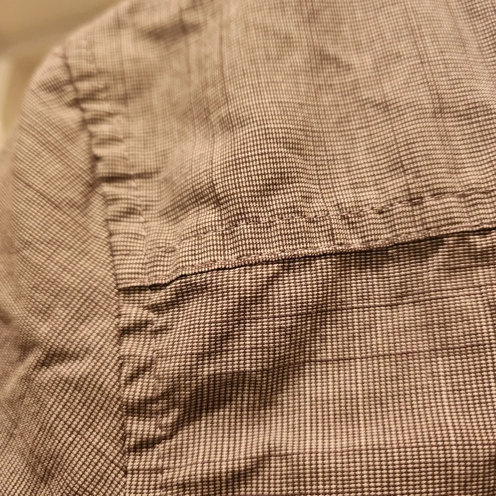 Sonoma Grey short sleeve button down shirt size L